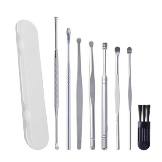 Korek Kuping Set Best Seller Isi 8 Pcs Pembersih Kotoran Telinga Isi 8
