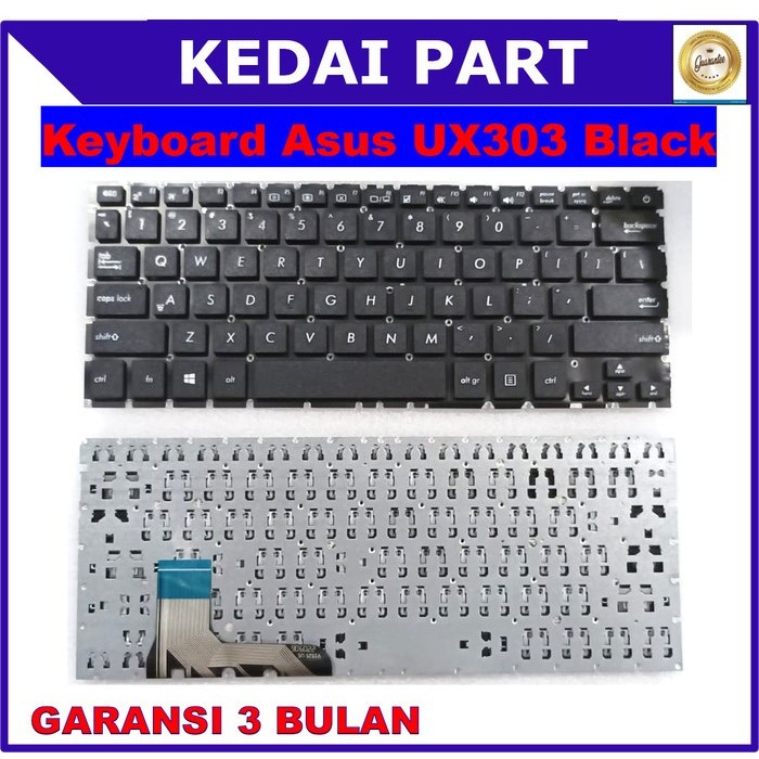 Keyboard Asus ZenBook UX303 UX303ln UX303u UX303ua UX303ub U303 U303L - Black