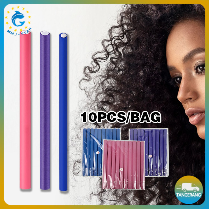 10pcs Roll Rambut Sosis Alat Pengikal Rambut