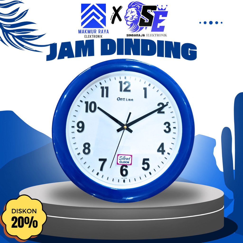 Jam Dinding ONTIME Quartz