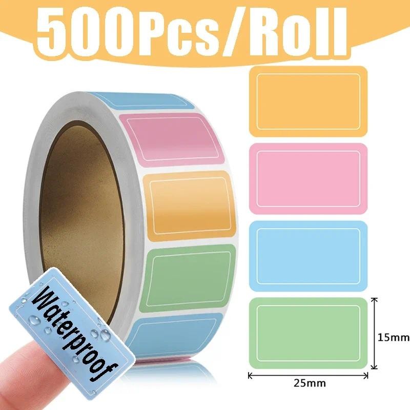 

Waterproof Label Stickers Self-Adhesive Sticker Index Mark Stickers For Name Tag Bottle File Document School Supplies Stationery