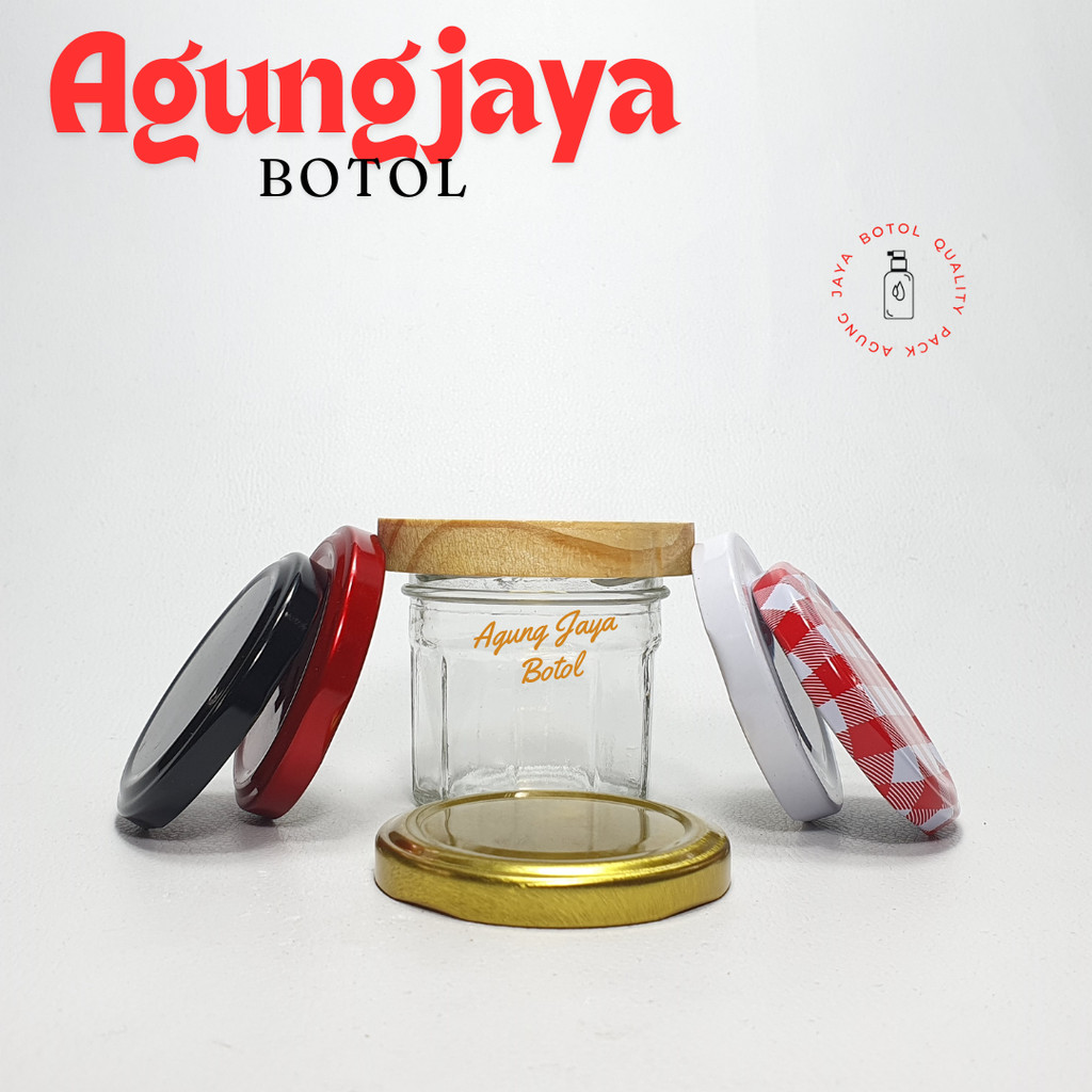 Jar Kaca 100 Ml Angel Clear / Jar Kaca / Toples Kaca / Jar Madu / Jar Selai / Jar 100 Ml