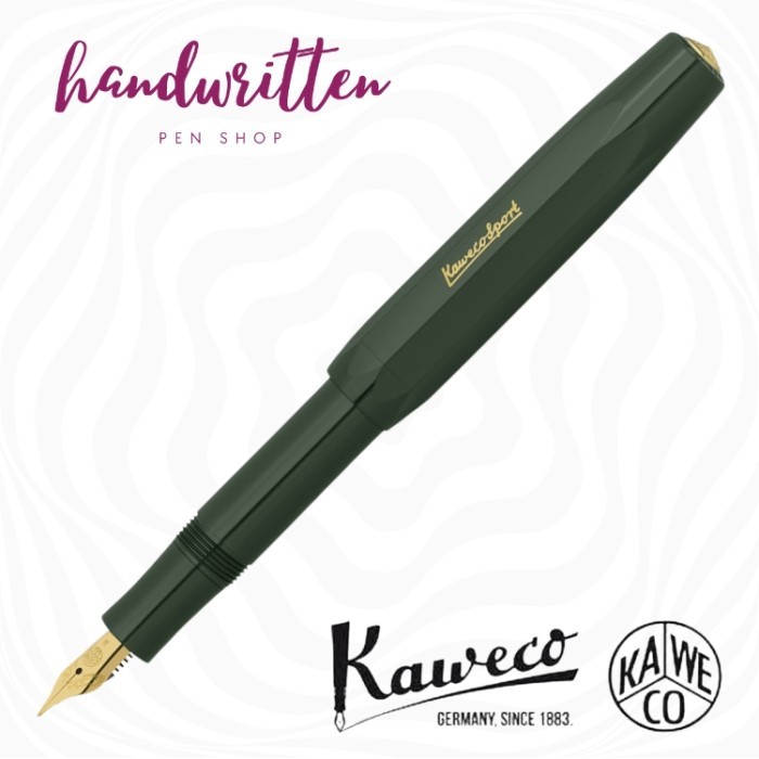 

[NEW] KAWECO Sport Fountain Pen - Classic Series - Green, Extra Fine