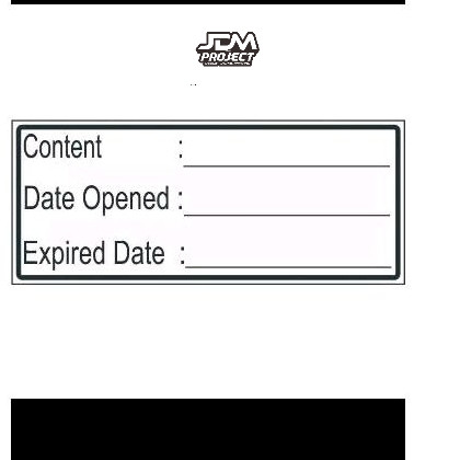 

JDM Project - (SUDAH CUTTING) label exp date label kadaluarsa ISI 75PCS