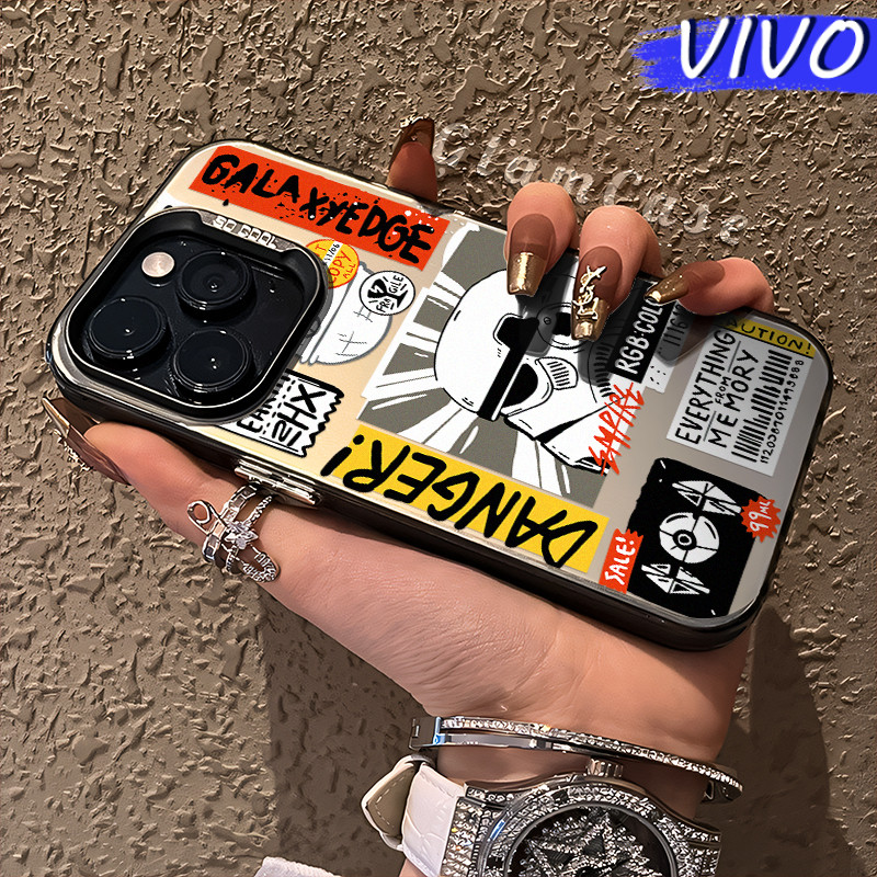 Tren Star Wars Glossy Hologram PC Case VIVO Y17s Y12 Y12S Y15s Y21 Y03 Y16 Y22 Y18 Y02 Y17 Y27s Y30 