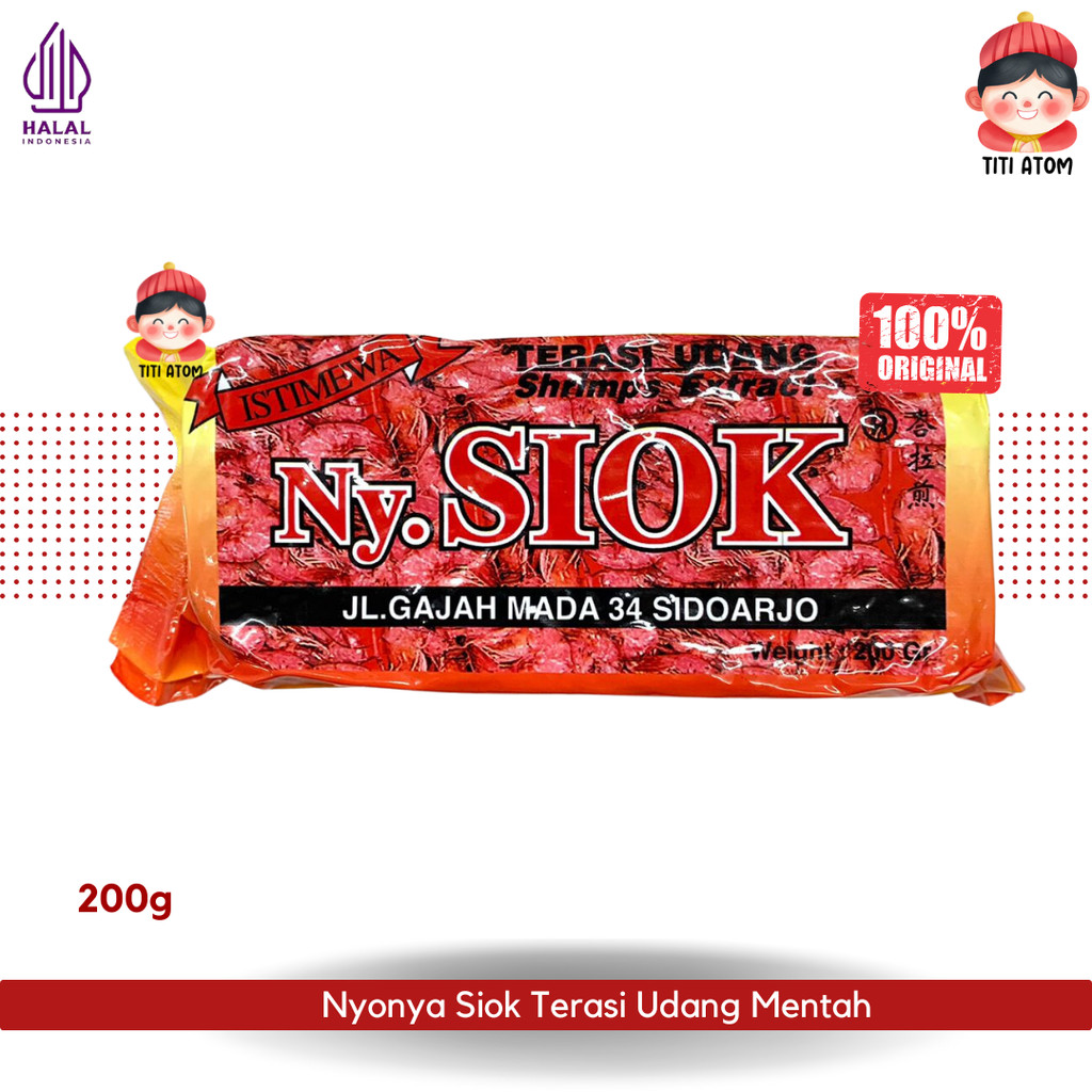 

Nyonya Ny Siok Terasi Mentah 250g