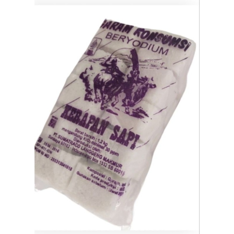 

Garam Bata Kerapan Sapi 1,2kg. 1000/1biji