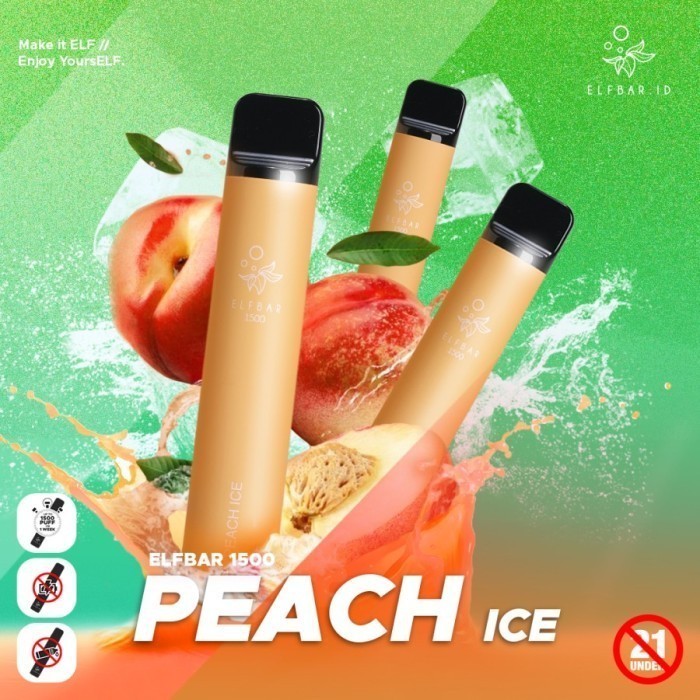ELFBAR 1500 Pod Peach Ice | ELF BAR Disposable Vape | Relx - Peach