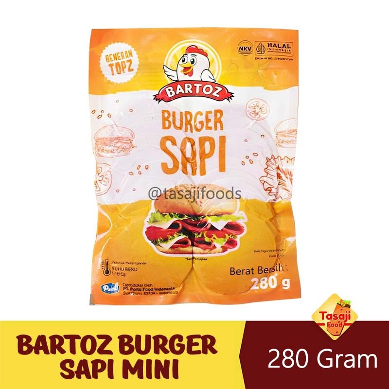 

BARTOZ Burger Sapi Mini 280 Gram