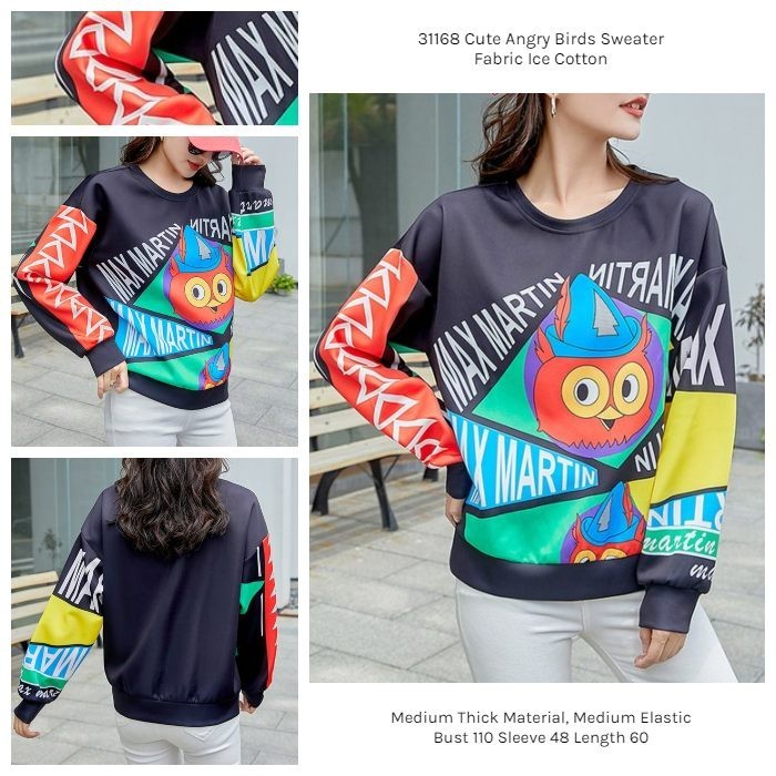 Sweater Wanita Korean Style Lengan Panjang