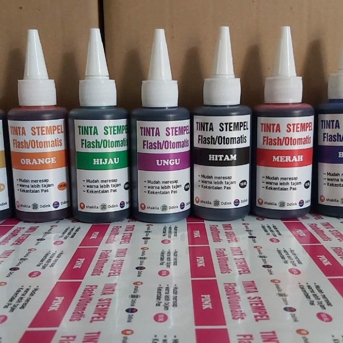 

tinta stampel 100ml - Hitam