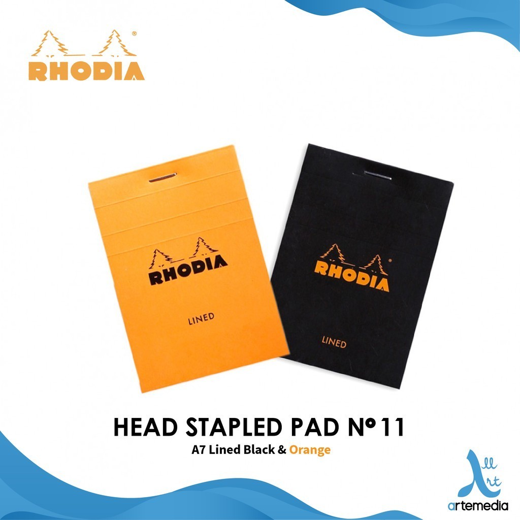 

Rhodia Head Stapled Pad A7 N11 Notepad Buku Catatan