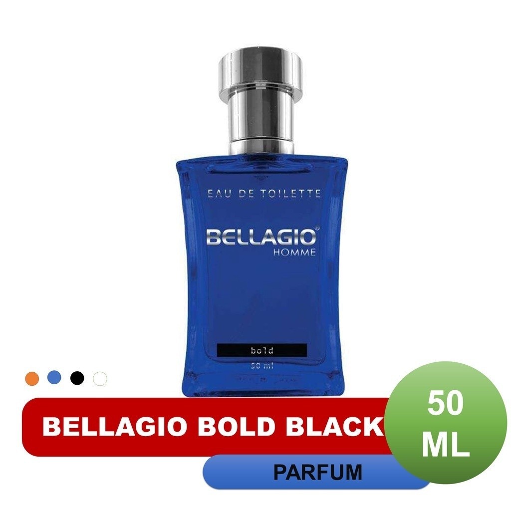 Bellagio Bold Black Edt Parfum Pria [50 ML]