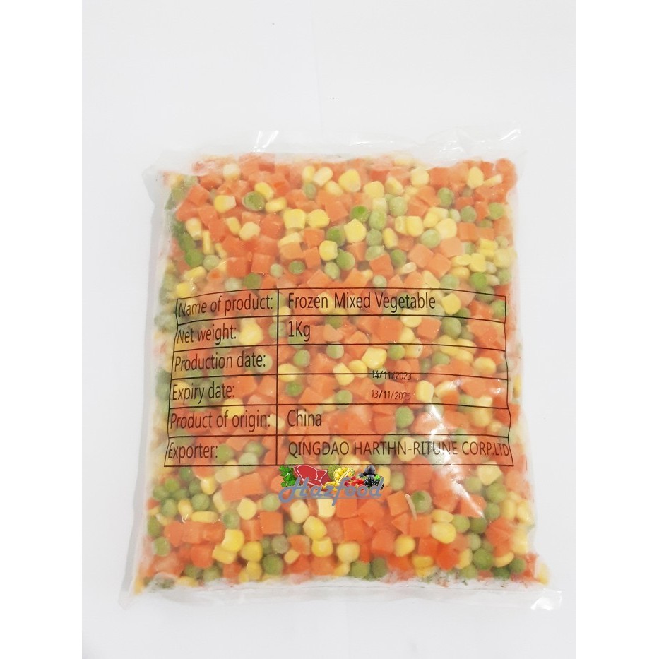 

Frozen Mixed Vegetables Import | Vegetables Mix 3 Ways | Sayuran Campur Beku 1 kg