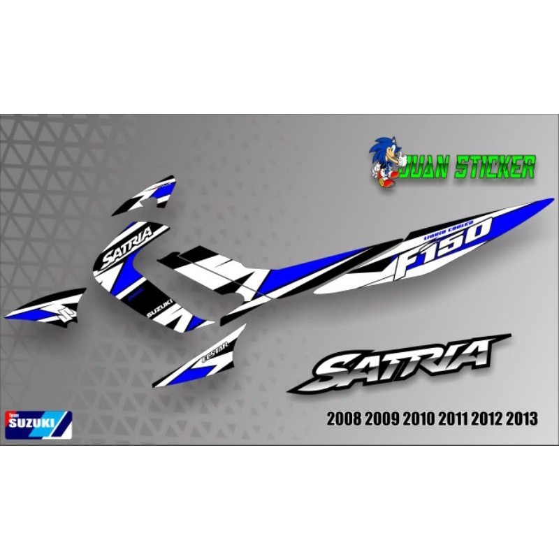 Striping Satria Fu / F Old Lama Barong 2008 2009 2010 2011 2012 2013 Variasi Sticker Motor Stiker