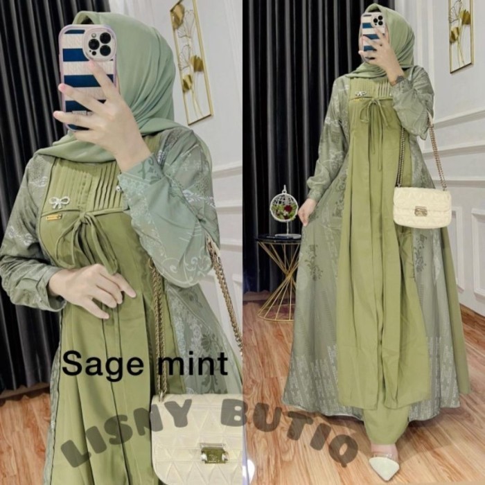 BIG SALE NEW GEBYAR RAMADHAN & GAMIS CLAUDIA PREMIUM / GAMIS LEBARAN 2024 MODEL TERBARU