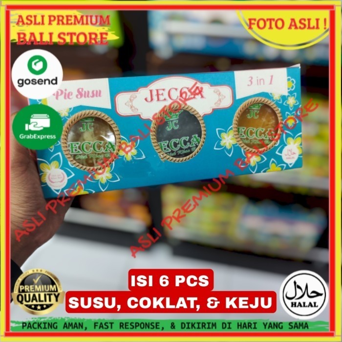 

OLEH OLEH MAKANAN CEMILAN CAMILAN SNACK KULINER KHAS ASLI ORI ORIGINAL BALI PIE PIA SUSU COKLAT COKELAT KEJU