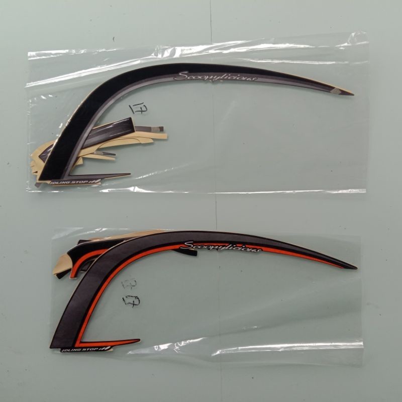 striping sticker Honda Scoopy stylish 2017