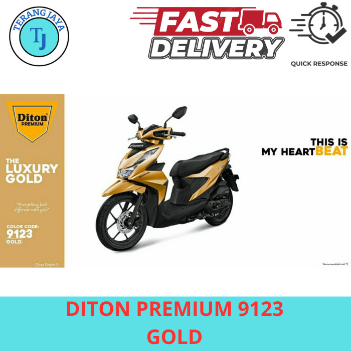 Cat Semprot Diton Premium 9123 Gold