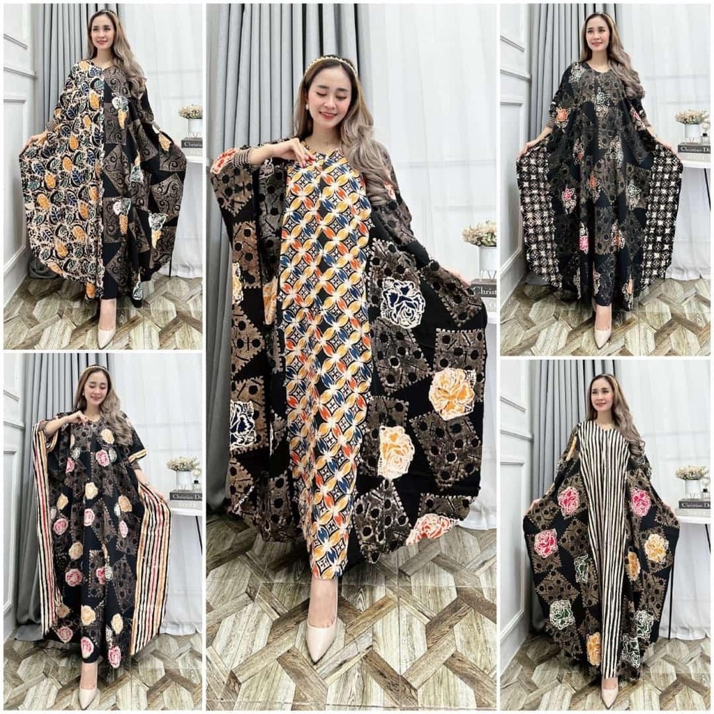 Model terbaru Kaftan batik cap premium kaftan rayon super tebal kaftan batik super jumbo best seller