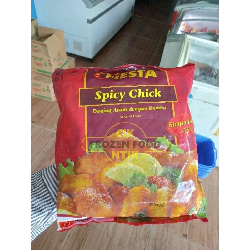 

Fiesta Spicy Chik 500g rozen food cik ntik Jambi cemilan jajanan seblak korea jepang