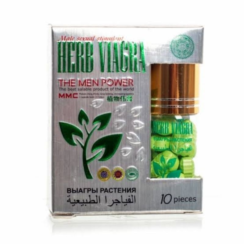 HERB VIAGRA ORIGINAL ISI 10 BUTIR PENAMBAH STAMINA PRIA( Gratis Ongkir & COD )