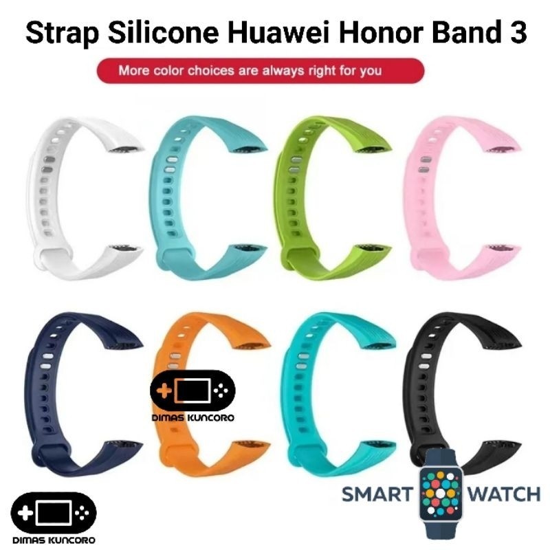 Rave Strap Silicone Huawei Honor Band 3 silikon tali jam smartwatch