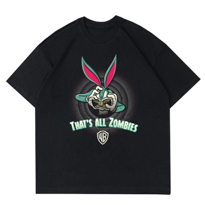 KAOS BAJU THE LOONEY TUNES - THATS ALL ZOMBIES | T-SHIRT LOONEY TUNES OVERSIZE | BAJU THE LOONEY TUN