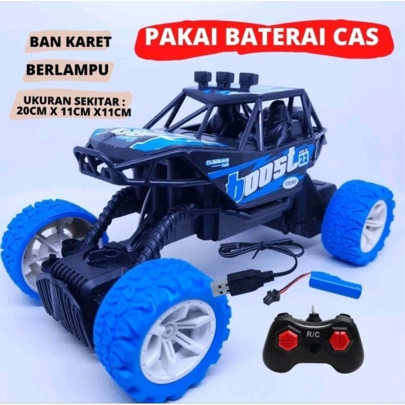 RV53ES JS Mainan Mobil Rc Offroad Climbing boost Monster Mobil remote
