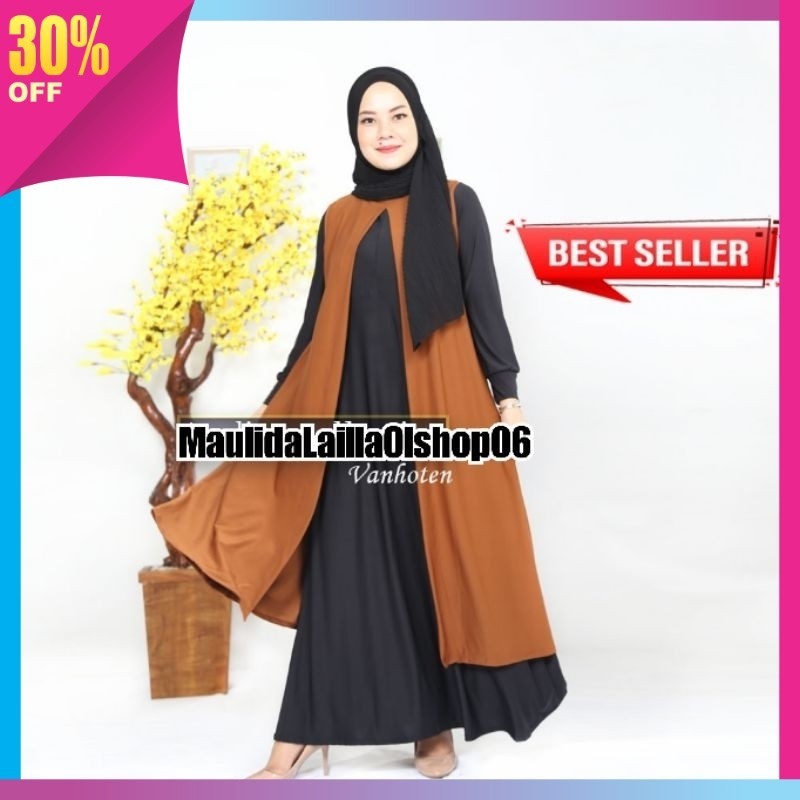 OuterWear Wanita Keren Korean Style Kekinian Murah / LONG CARDI WANITA TANPA LENGAN/PREMIUM LONG OUT
