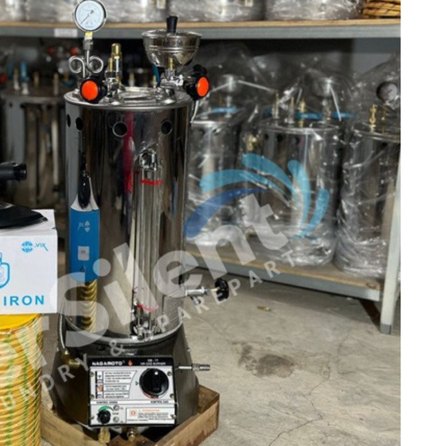 setrika uap boiler Nagamoto 15 liter | boiler + kompor saja