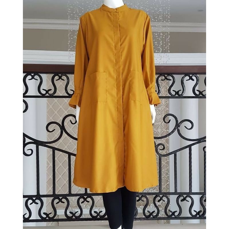 Tunik casual terbaru/baju atasan wanita katun toyobo putih series/ GAMIS MODEL BARU MURAH