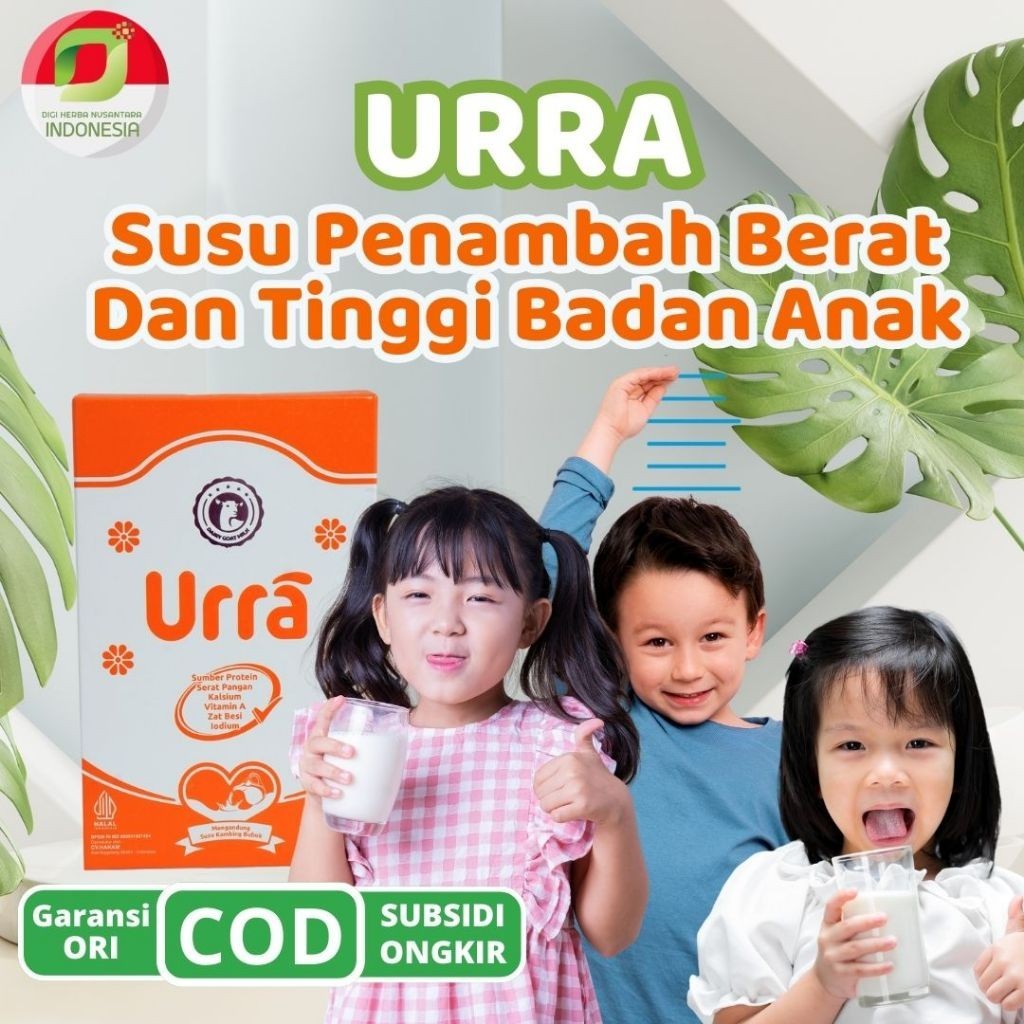 

Original BPOM Susu Urra Penambah Berat Badan & Tinggi Badan Anak - 1 Box