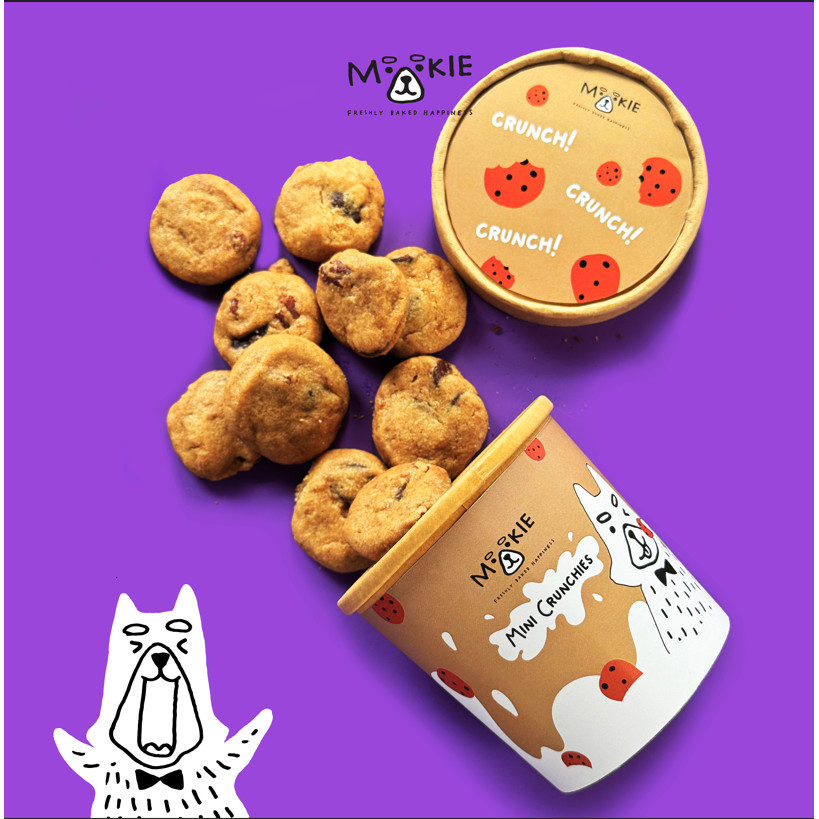 

Mookie's Mini Crunchies Cookies (Chocolate Pecans)