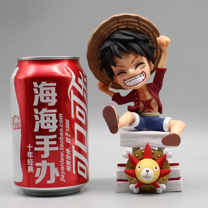 (Baca Deskripsi) Mini Figure One Piece - Monkey D. Luffy & Thousand Sunny / Sunny Go