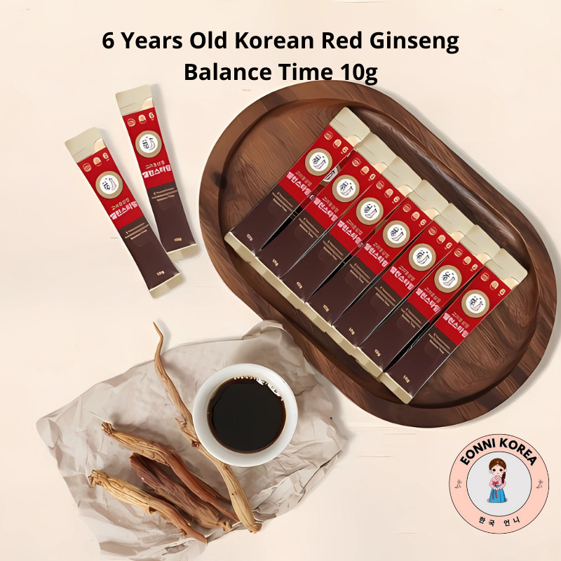 

[READY STOCK] 6 Years Old Korean Red Ginseng Balance Time 10g (1 pcs)