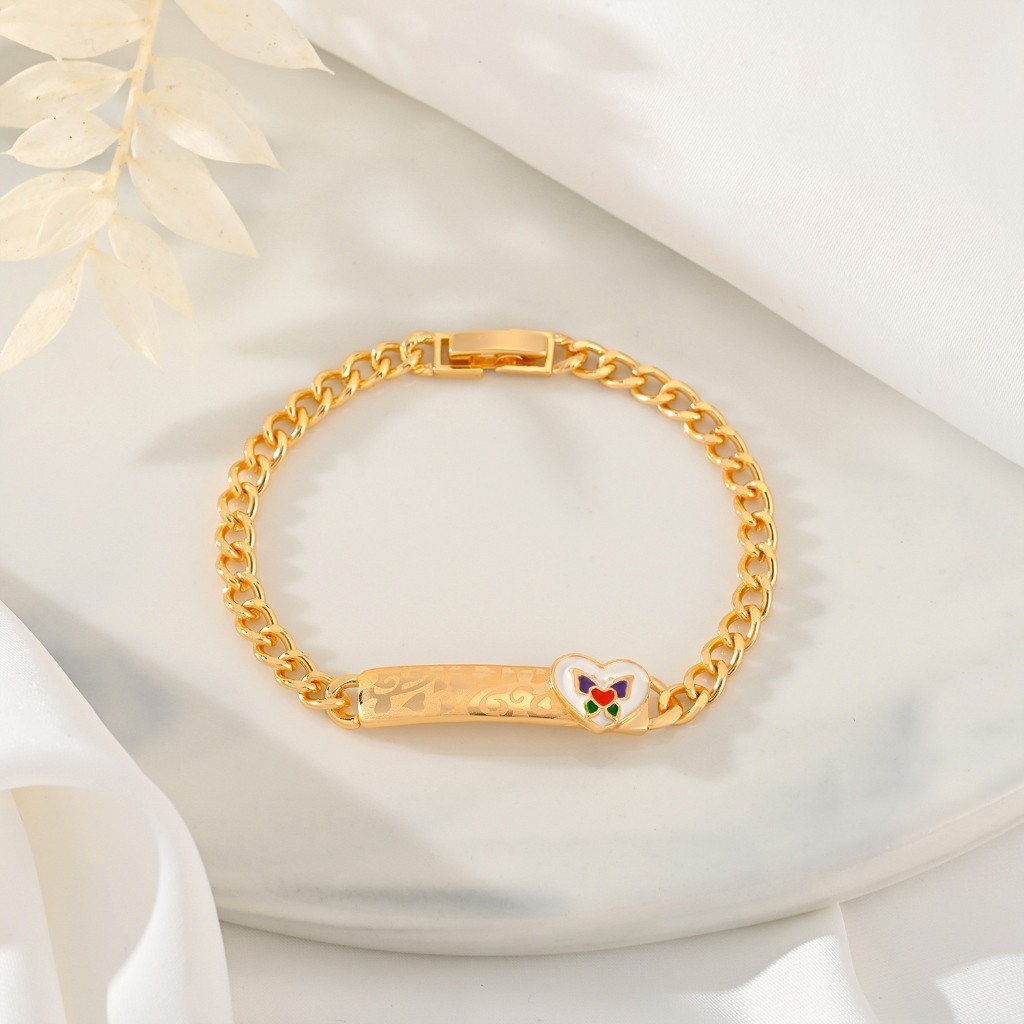 Lavish Jewelry 568B Gelang Anak Titanium Bangle Segar Bracelet Terbaru Perempuan Emas Bayi Muda Asli