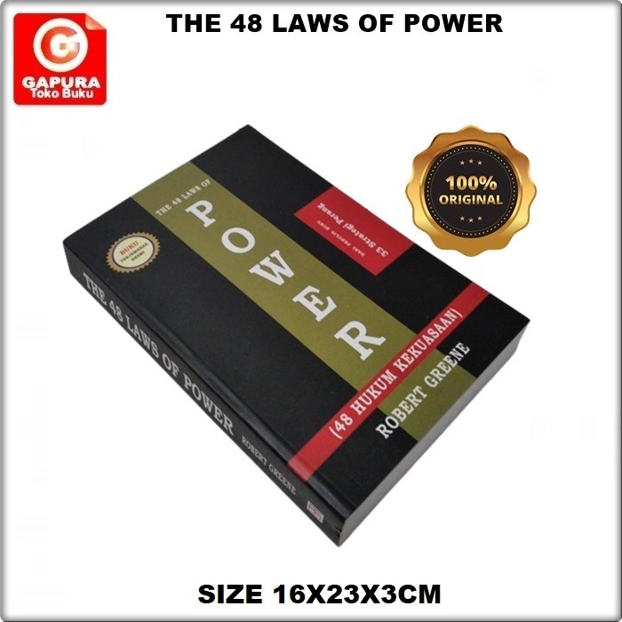 

[PROMO MURAH] THE 48 LAWS OF POWER SC ( 48 HUKUM KEKUASAAN ) BUKU TERJEMAHAN RESMI