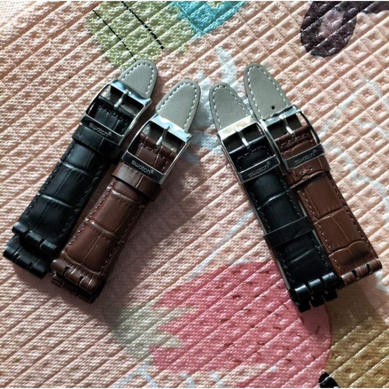 Tali jam tangan kulit swatch