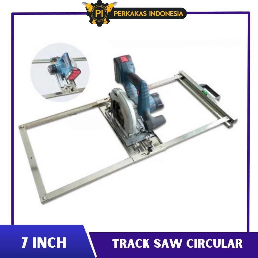 DIY Track Saw 7 Inch MULTIPRO Alat Dudukan Mesin Marble Circular Table Saw Portable Jig Tracksaw Pro