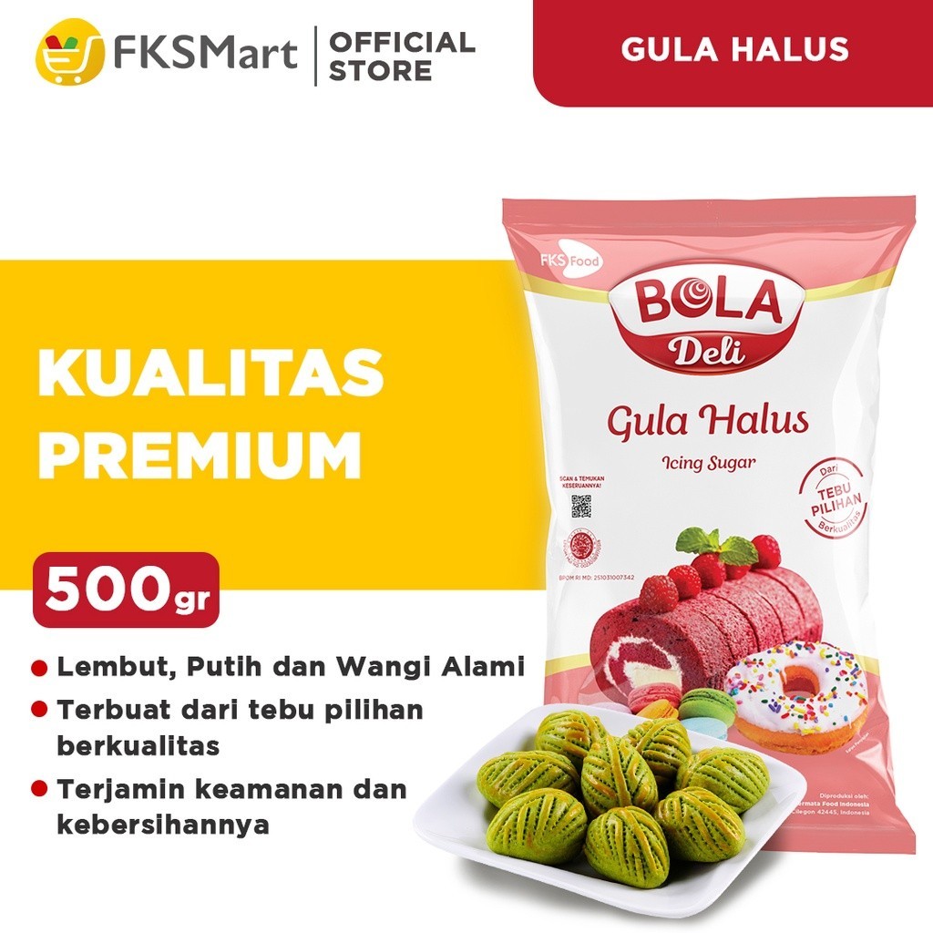 

BOLA Deli Gula Halus 500 gr TM