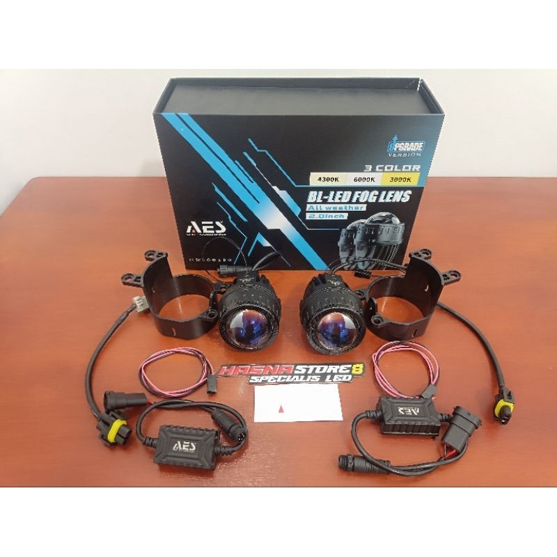 FOGLAMP BILED AES 3 WARNA 2 INCH HONDA TOYOTA
