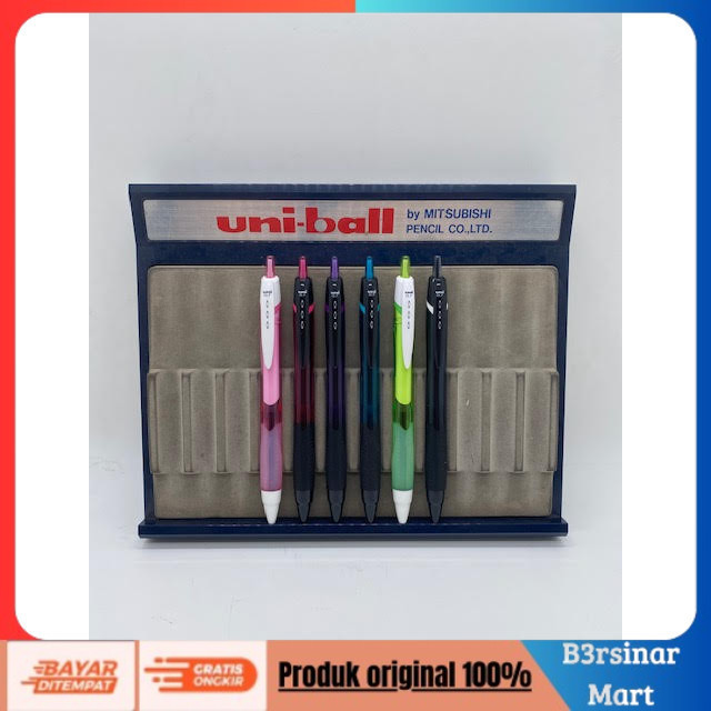 

[[KUALITAS TERBAIK]] Ballpoint Uni Jetstream Gel 0.5/0.7 Black 0.7 COD