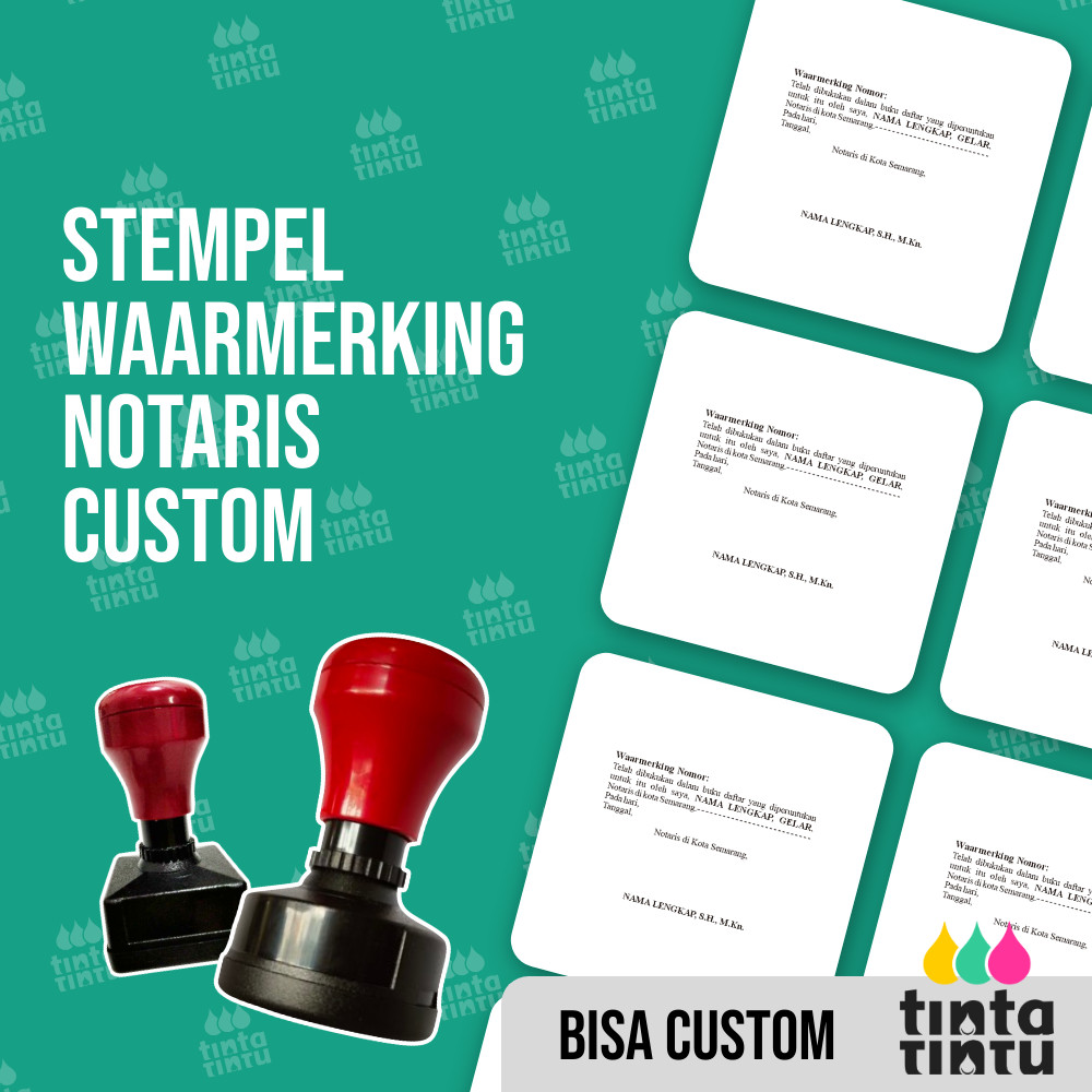 

Stempel Waarmerking Notaris Custom