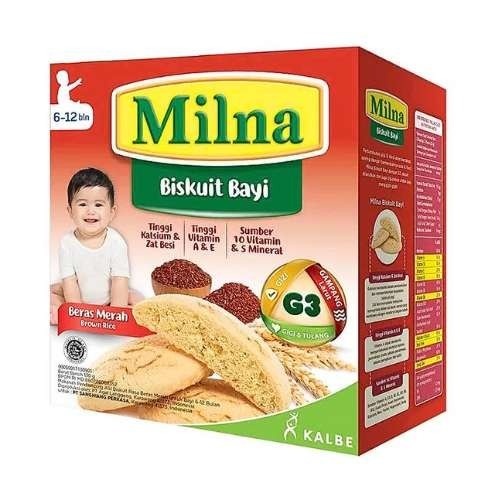 MILNA BISKUIT BERAS MERAH 130G