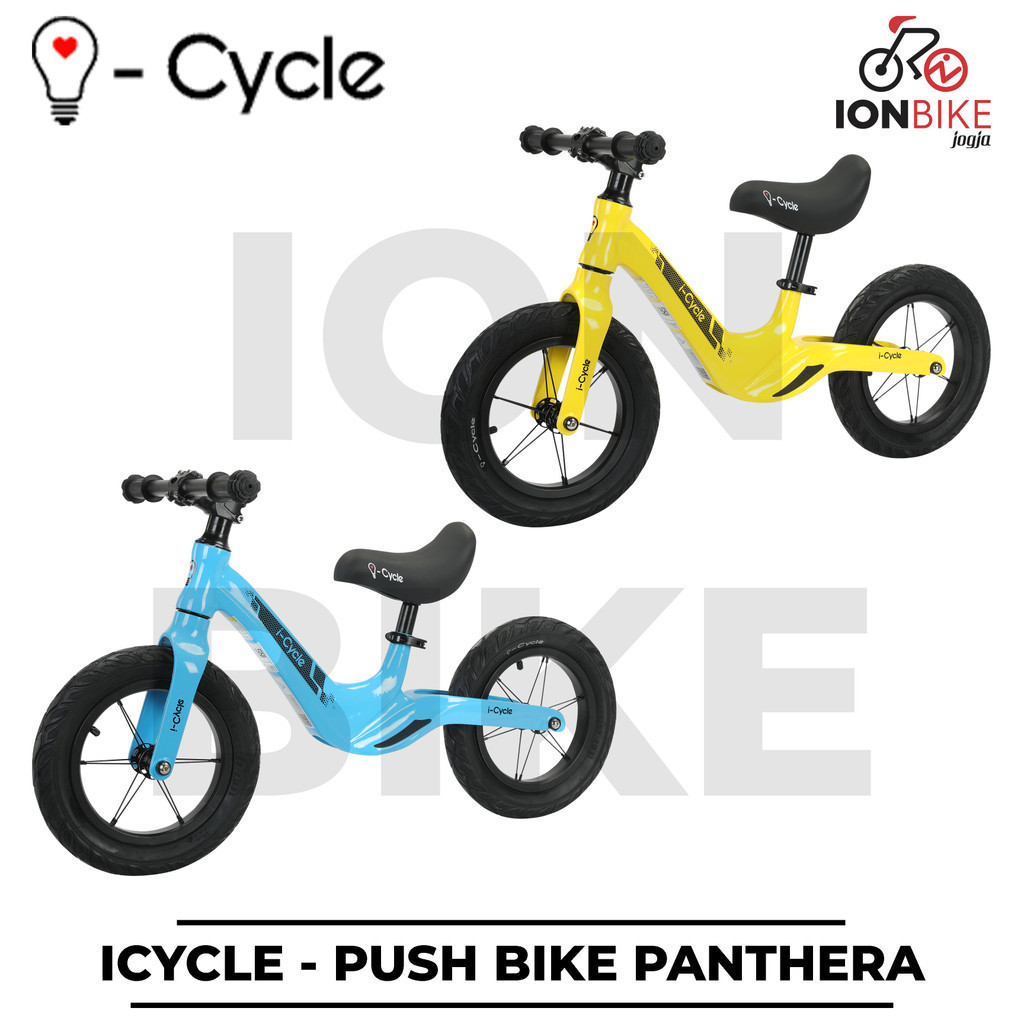 Pushbike ICYCLE Panthera Magnesium Balance Bike Push Bike I-cycle i Cycle Terbaru Ringan Murah Seped
