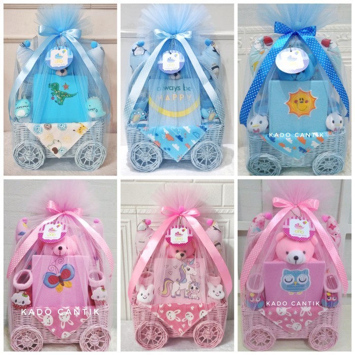 

(NEW) -Parcel bayi/kado kelahiran bayi/kado lahir bayi/baby giftset - Hampers Miu, coklat