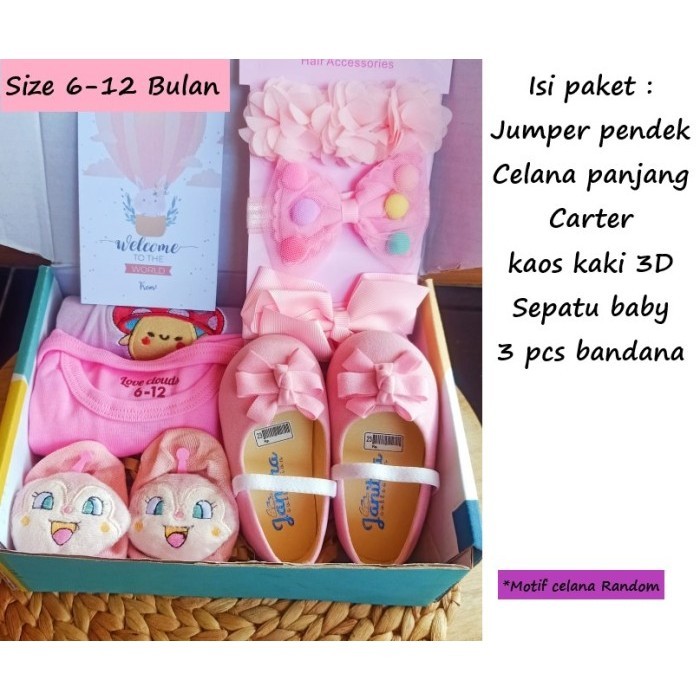 

(NEW) -Premium hampers Kado bayi Kado Lahiran Hadiah Bayi perempuan - A11
