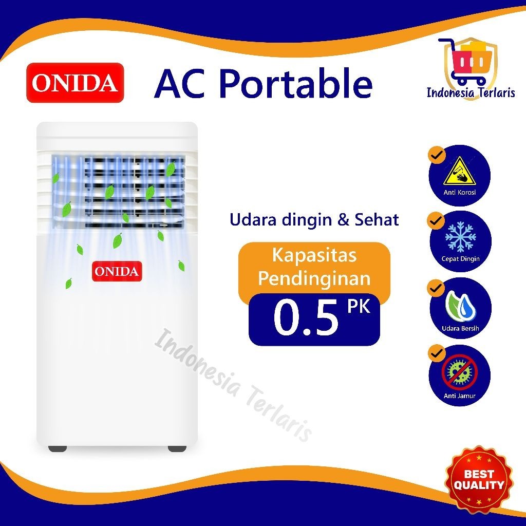 promo seller tokoh ONIDA AC 1/2 PK.AC Portable 1/2 PK / 0.5PK.Low Watt.Baru.Pendinginan Cepat.AC Mini Portable.AC Standing.AC Duduk.Air Cooler.Kipas Angin.Air Conditioner Portable.Elektronik Portable.AC Berdiri Pendingin Ruangan.