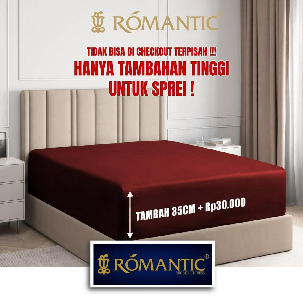 CUSTOM TINGGI SPREI 35 CM ROMANTIC